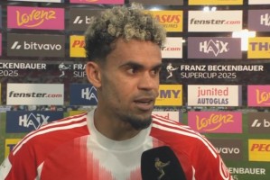 迪亚斯：很高兴赢得在拜仁的首个冠军，与凯恩一起踢球很容易